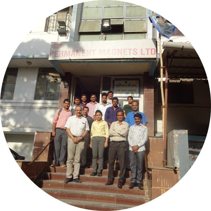 Training batch group photo at Permanent Magnets Ltd